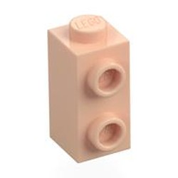 LEGO part 32952 Brick Special 1 x 1 x 1 2/3 with Studs on 1 Side in Light Nougat
