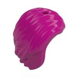 LEGO part 69516 Hair, Long Swept to the Right in Bright Reddish Violet/ Magenta