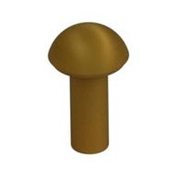 LEGO part 7768 Bar 1L with Rounded End in Warm Gold/ Pearl Gold