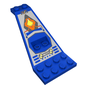 Wing Plate Bi-level 8 x 4 and 2 x 3 1/3 Up with Silver/Orange/Black UFO Logo Print