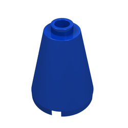 LEGO PART 3942 Cone 2 x 2 x 2 [Undetermined Stud Type] | Rebrickable ...