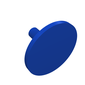 Shield Round Flat [Plain]