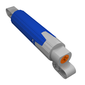 Technic Linear Actuator with Dark Bluish Gray Ends [Undetermined Version]