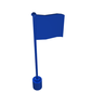 Flag on Flagpole [Plain]