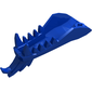 Creature Body Part, Dragon Head Lower Jaw with Teeth and Spines [Plain]