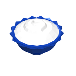LEGO 93568pb001 Pie with White Cream Filling Pattern FREE P/&P!