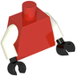 Torso, White Arms, Black Hands [Plain]