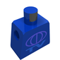 Minifig Torso with TV Logo Print