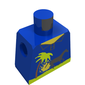 Minifig Torso with Palm Tree and Horse Print