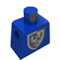 Torso Castle Black Falcon Print Old Style Torso with Rounder Bottomed Shield and Black Neck Marking