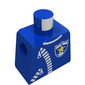 Minifig Torso with Zipper Jacket and Police Logo Print