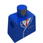 Minifig Torso with Four Button Suit and Train Logo Print conductor