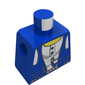 Minifig Torso with Vest, Slingshot in Belt Print