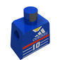 Minifig Torso with Soccer Shirt "10" and "ZIDANE" Print
