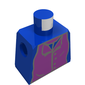 Minifig Torso with Purple Greatcoat Gray Outline Print Harry Potter, Severus Snape, Hogwarts, Slytherin