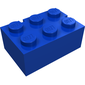 Brick 2 x 3 with 2 Slots Right
