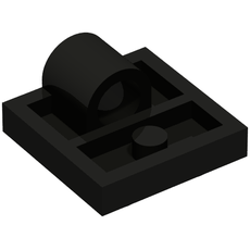 Plate Special 2 x 2 with 1 Pin Hole [Complete Underside Rib] (10247)