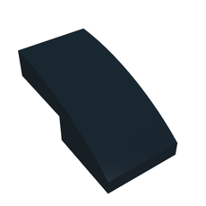 Brick Curved 2 x 1 No Studs [1/2 Bow] (11477)