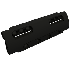 Technic Panel Curved 11 x 3 with 10 Pin Holes through Panel Surface (11954)