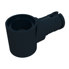 Technic Pin Connector Hub with 1 Pin with Friction Ridges Lengthwise (15100)