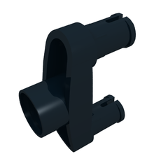 Technic Pin Connector 3L with 2 Pins and Center Hole (15461)