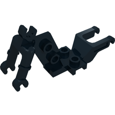 Vehicle Base, Motorcycle Chassis, Clip for Handle (18896)