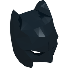 Mask, Batman Cowl Open Chin [Plain] (18987)