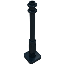 Lamp Post 2 x 2 x 7 with 6 Base Flutes