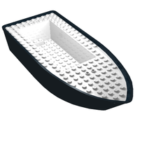 Boat 25 x 10 x 4 1/3 [Complete Assembly] (2372c01)