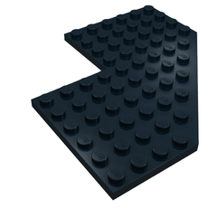 Wedge Plate 10 x 10 with 4x4 Cutout and Cut Corner (2401)