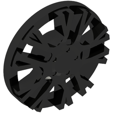 Wheel Cover 10 Spoke Y Shape - for Wheel 18976 (24308b)