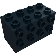 Brick Special 2 x 4 x 2 with Studs on Sides (2434)