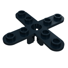 Propeller 4 Blade 5 Diameter with Rounded Ends, Open Hub (2479)