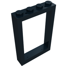 Window 1 x 4 x 5 with Solid Studs (2493a)