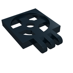 Turntable 2 x 2 Plate with Hinge, Base [3 Fingers]