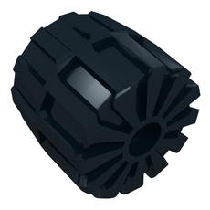 Wheel Hard Plastic Medium (35mm D. x 31mm) (2593)