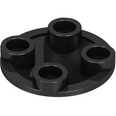 Plate Round 2 x 2 with Rounded Bottom [Boat Stud] (2654)