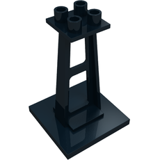 Support 4 x 4 x 5 Stanchion, Tall Studs (2680)