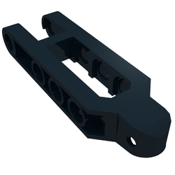Technic Steering Arm 6.5 x 2 with Towball Socket Squared, Un-Chamfered