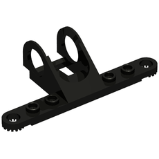 Technic Steering Rack Top - Modified 1 x 8 Technic Plate with Toothed Ends (2792)