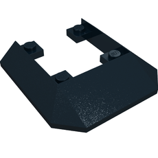 Brick Wedged, Sloped 45° 6 x 6 Double / 33° [Train Roof End] (2876)
