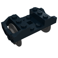 Wheel Holder, Train with Wheels [Complete Assembly] (2878c01)