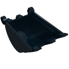 Technic Digger Bucket 4 x 4 x 9 with 3 teeth (2950)
