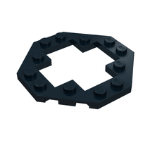 Plate Special 6 x 6 Octagonal with Opening (30062)