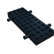 Vehicle Base, Brick Special 4 x 10 with 4 Pins (30076)