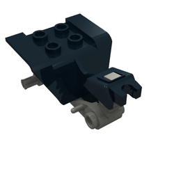 Vehicle Body, Tricycle Body Top with Dark Gray Chassis