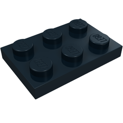 6 x LEGO® 3021 Basissteine,Grundbausteine 2x3 flach türkis neu.