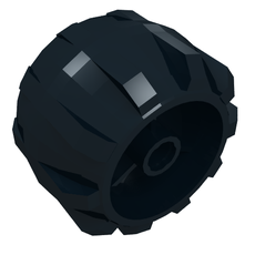 Wheel Hard Plastic Spoked (30324)