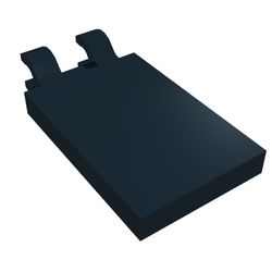 Tile Special 2 x 3 with 2 Clips [Thick Open O Clips]
