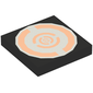 Tile 2 x 2 with Aquazone Silver and Copper Circular Print